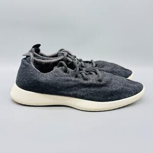 Allbirds Shoes Mens 10 Dark Gray Merino Wool Runners Casual Low Top Sneakers
